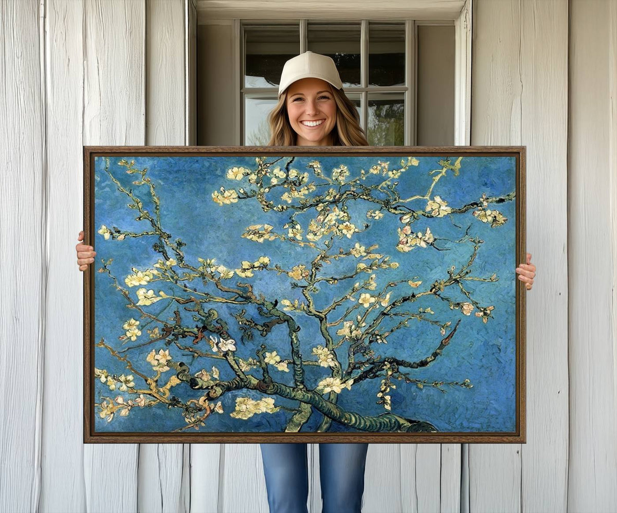 Wall Art Almond Blossom by Van Gogh Canvas Print