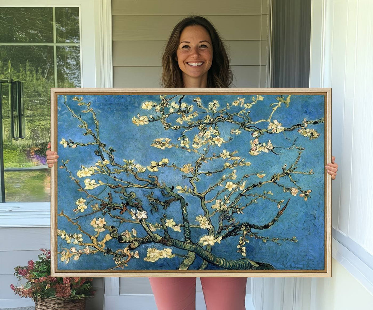Wall Art Almond Blossom by Van Gogh Canvas Print