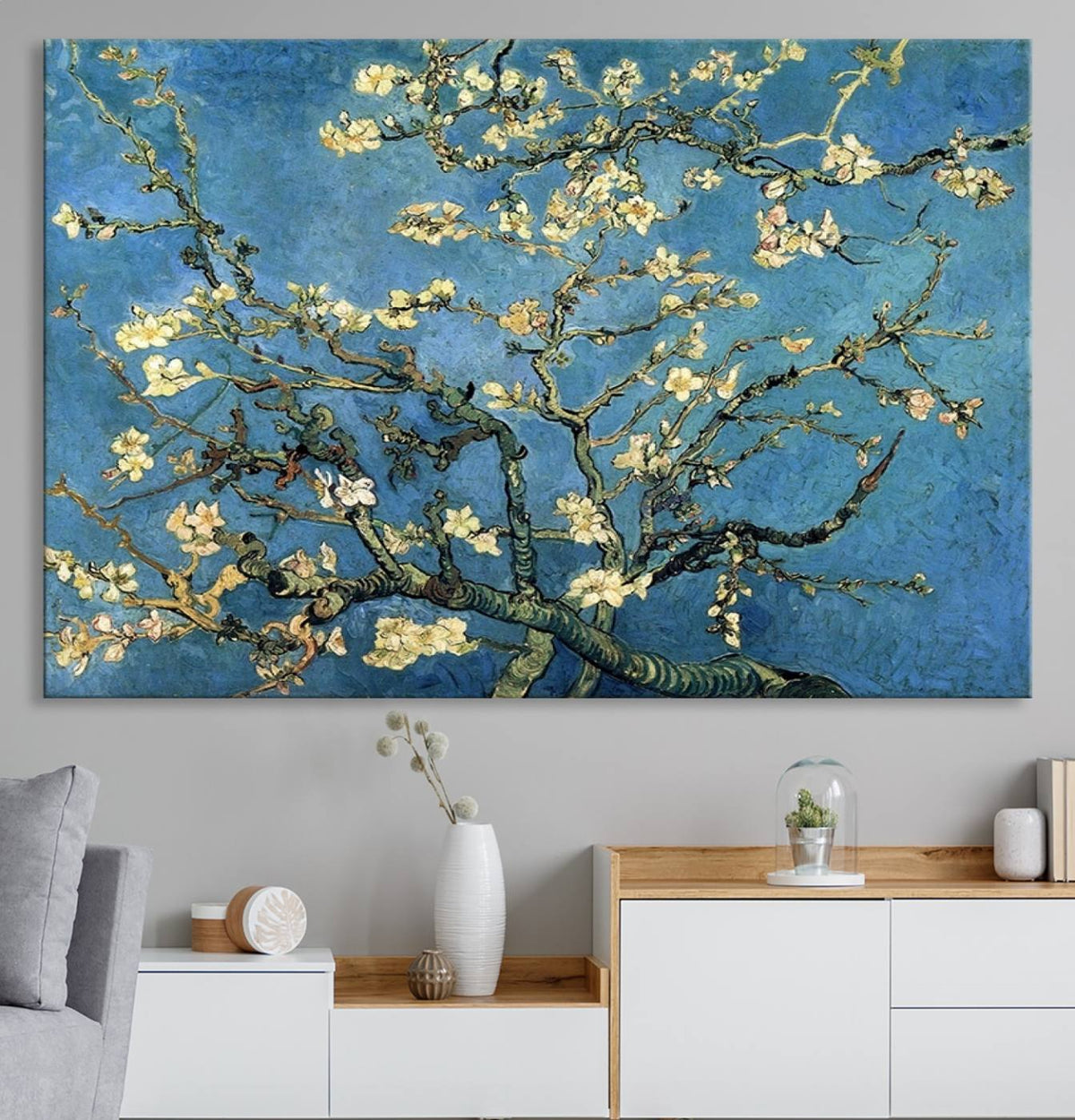Wall Art Almond Blossom by Van Gogh Canvas Print