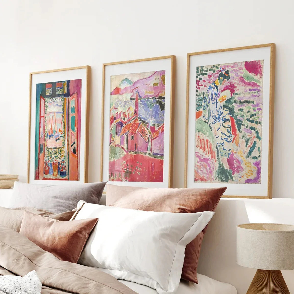 Set-of-3-Henri-Matisse-Posters.-Watercolor-Landscape-Wall-Art-Set