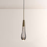 Seeded Glass Raindrop Pendant Light 1-Light 3-Light E12 Fixture