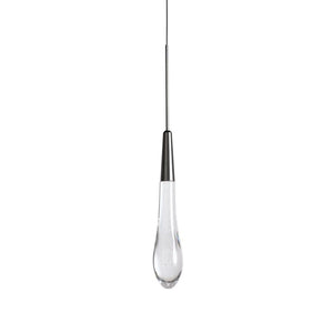 Seeded Glass Raindrop Pendant Light 1-Light 3-Light E12 Fixture