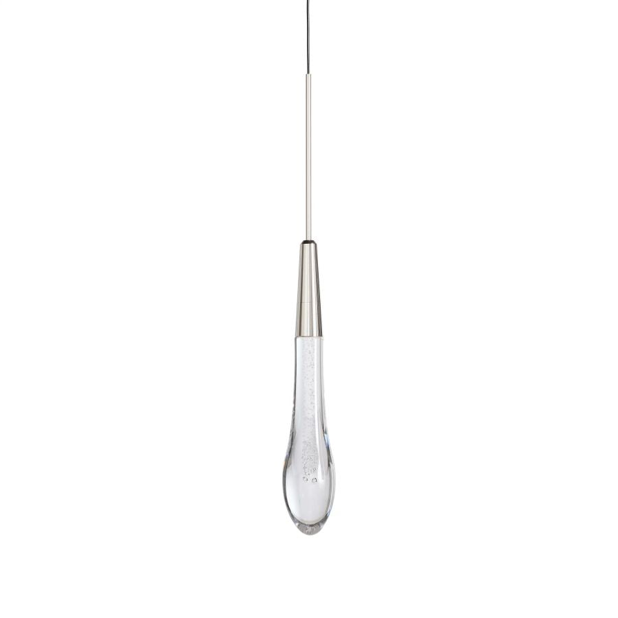 Seeded Glass Raindrop Pendant Light 1-Light 3-Light E12 Fixture