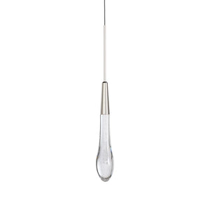 Seeded Glass Raindrop Pendant Light 1-Light 3-Light E12 Fixture
