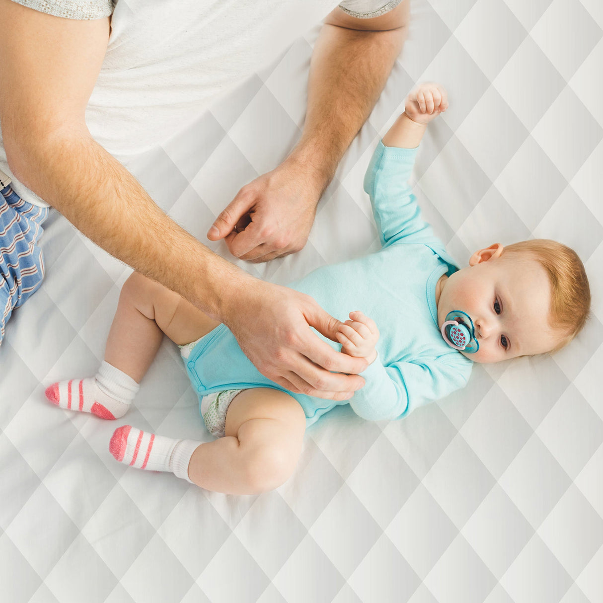 Luxury Organic Cotton Quilted Mattress Pad Protector