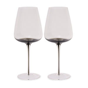 Smoke Stem White Wine Glasses