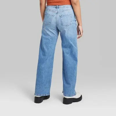 Wild Fable Women's Super High Rise Wide Leg Relaxed Jeans Baggy