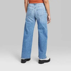 Wild Fable Women's Super High Rise Wide Leg Relaxed Jeans Baggy