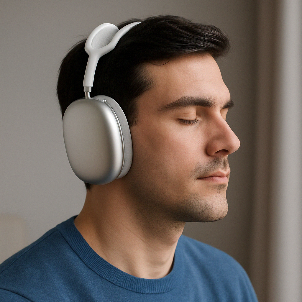Wireless Noise Cancelling Over Ear Bluetooth Headphones