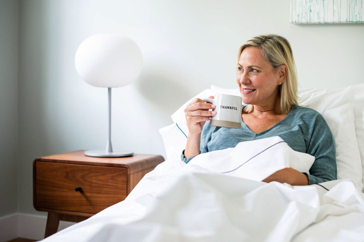 Cotton Bed Pillowcases with Classic Piping Design