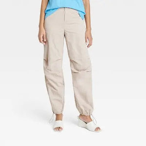 Women's High-Rise Parachute Pants - A New Day