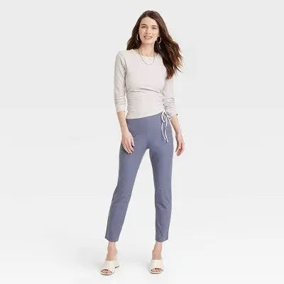 A New Day Women's Skinny Slim High Rise Ankle Length Ankle Pants Stretch