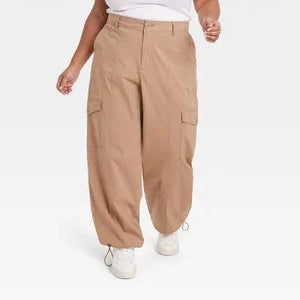 Women's High-Rise Utility Cargo Pants - Ava & Viv
