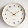 Scandinavian Wooden Wall Clock Minimalist Quartz Silent 25cm 30cm