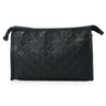 Dr. Susan Spell Black Quilted Cosmetic Bag