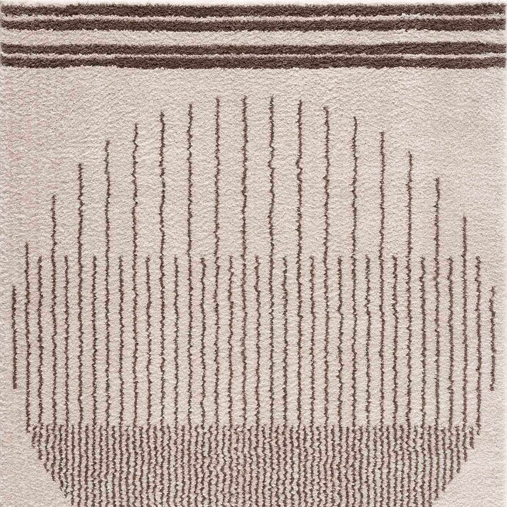 Apichu Brown Washable Area Rug