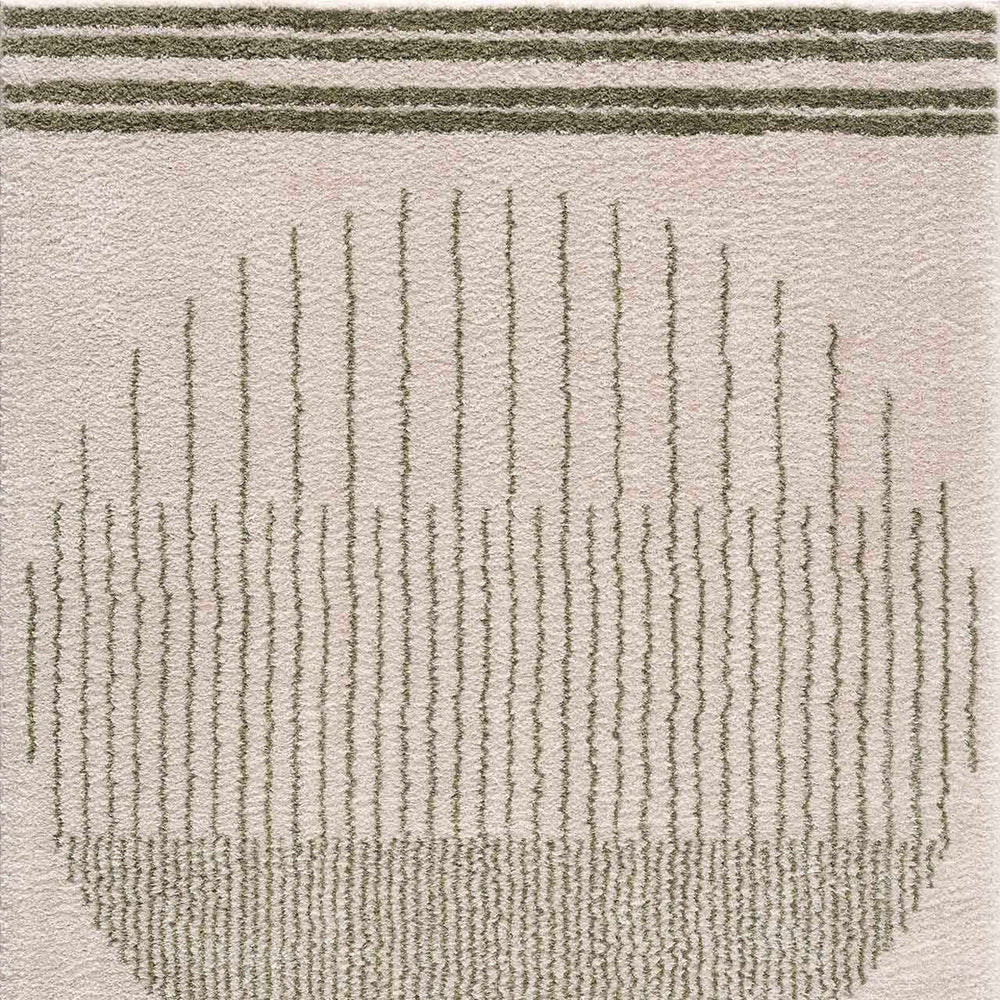 Apichu Green Washable Area Rug