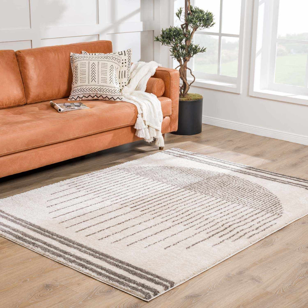 Apichu Charcoal Washable Area Rug