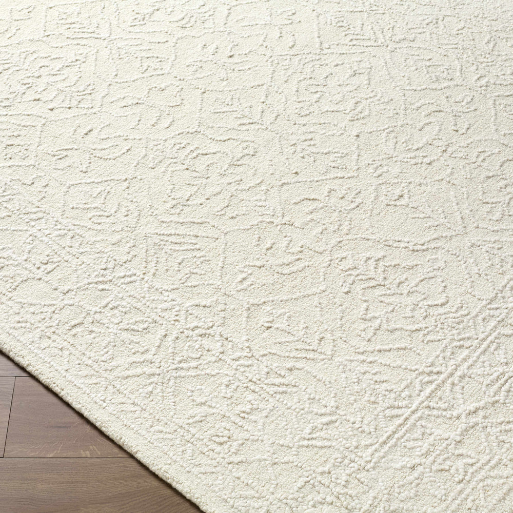 Yadid Cream Wool Area Rug