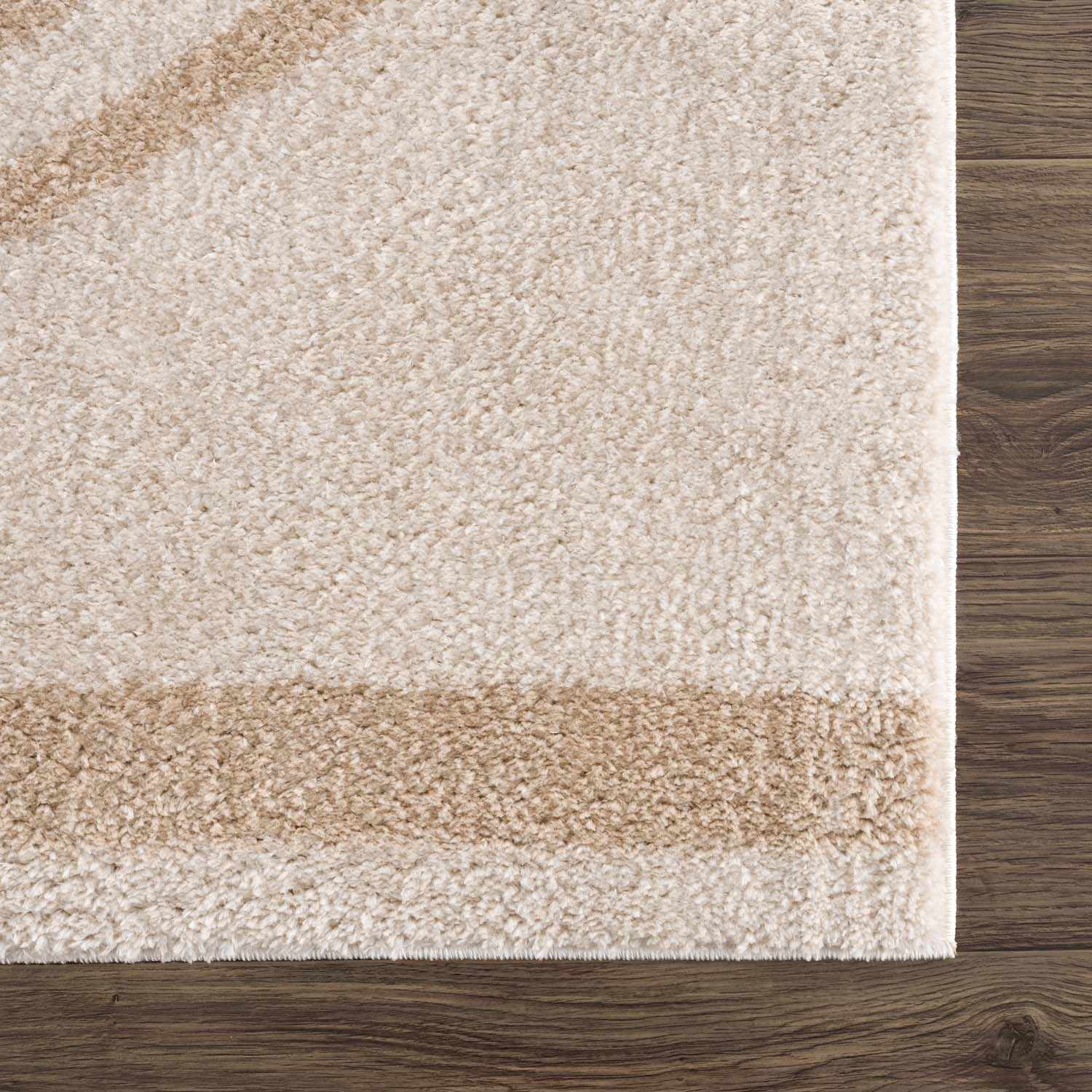 Yasuo Beige Washable Area Rug