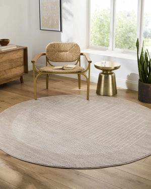 Yoad Geometric Mocha Area Rug