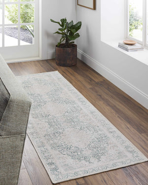 Yanis Vintage Flat Pile Washable Rug