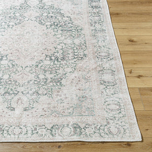 Yanis Vintage Flat Pile Washable Rug