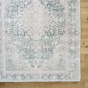 Yanis Vintage Flat Pile Washable Rug