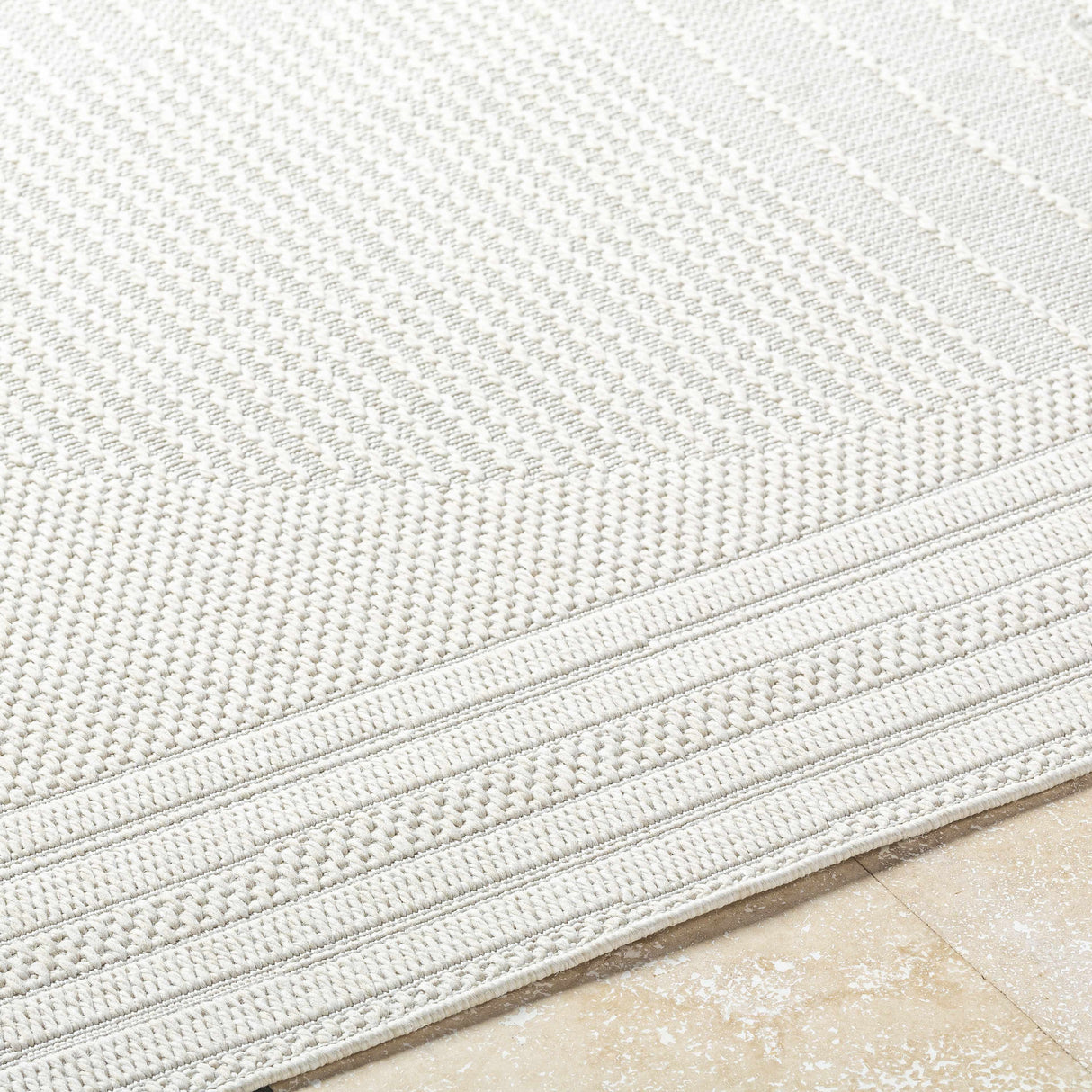 Yuley White Area Rug