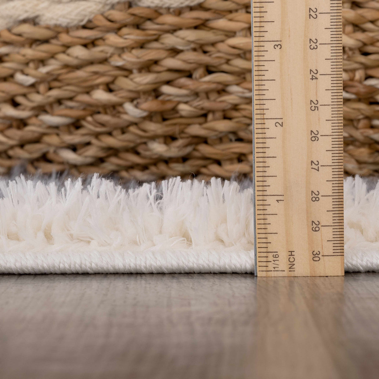 Zane Charcoal Tibetan Tiger Plush Rug