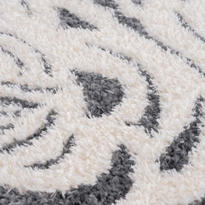 Zane Charcoal Tibetan Tiger Plush Rug