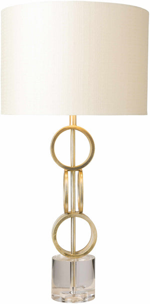 Zell Gold Crystal Table Lamp
