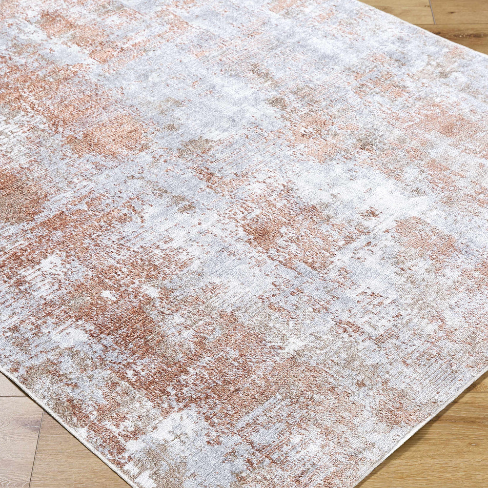 Anitra Brown Washable Area Rug