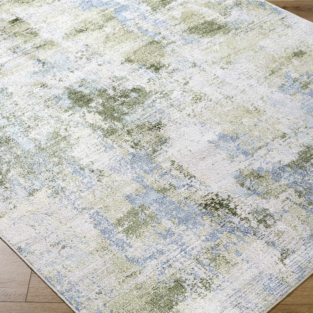 Anitra Green Washable Area Rug