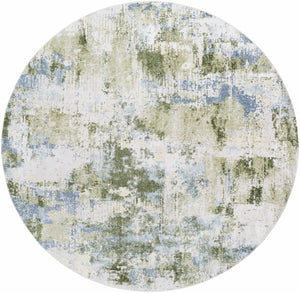 Anitra Green Washable Area Rug