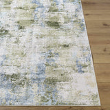 Anitra Green Washable Area Rug