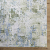 Anitra Green Washable Area Rug