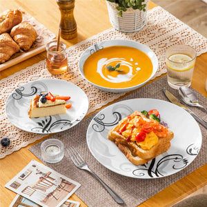 Zoey Round 18 Piece Dinnerware Set