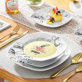 Zoey 24 Piece Dinnerware Set