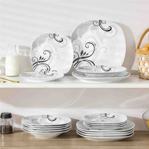 Zoey 18 Piece Dinnerware Set