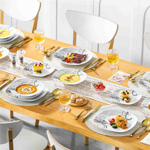 Zoey 18 Piece Dinnerware Set