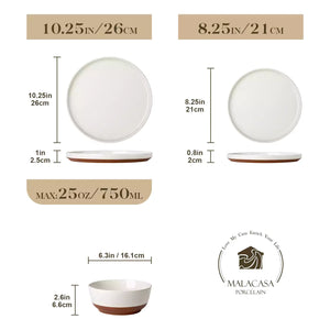 Zora 18 Piece Dinnerware Set