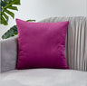 Pack of 1 Velvet Solid Colors Throw Pillow 4 sizes many colors to choose with insert, Teal blue, velvet, 18X18WITH INSERTS – Fancy & Stacy