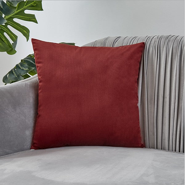 Pack of 1 Velvet Solid Colors Throw Pillow 4 sizes many colors to choose with insert, Teal blue, velvet, 18X18WITH INSERTS – Fancy & Stacy