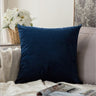 Set of 2 Velvet Solid Colors Throw Pillow covers 4 sizes many colors to choose  2 covers only