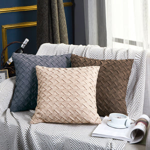 3D Throw pillow  size 18"x18" or 20"x20" set of 2 cover and insert, blue, 3d, 18X18 – Fancy & Stacy