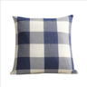Set of 2 buffalo-check throw pillows size 18"x18" with 450g inserts of each