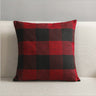Set of 2 buffalo-check throw pillow covers  size 18"x18"