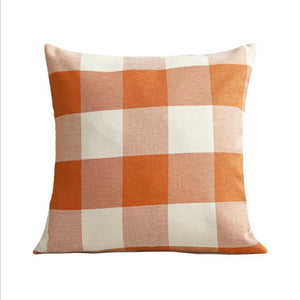 Set of 2 buffalo-check throw pillow covers  size 18"x18"