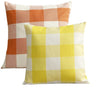 combo Set of 2 Beautiful combination Throw Pillow Covers size 18"x18" Square, well mixed colors of one of each